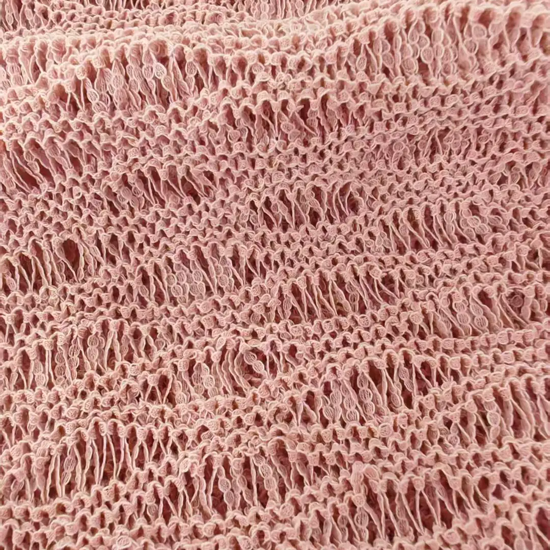 China Yarn for Open Cardigan (Sweater),Loungewear Tubular Tape Yarn Fancy Yarn Nylon Acrylic pink color buy from China wholesaler bulk order at wholesale price free worldwide shipping Alibaba