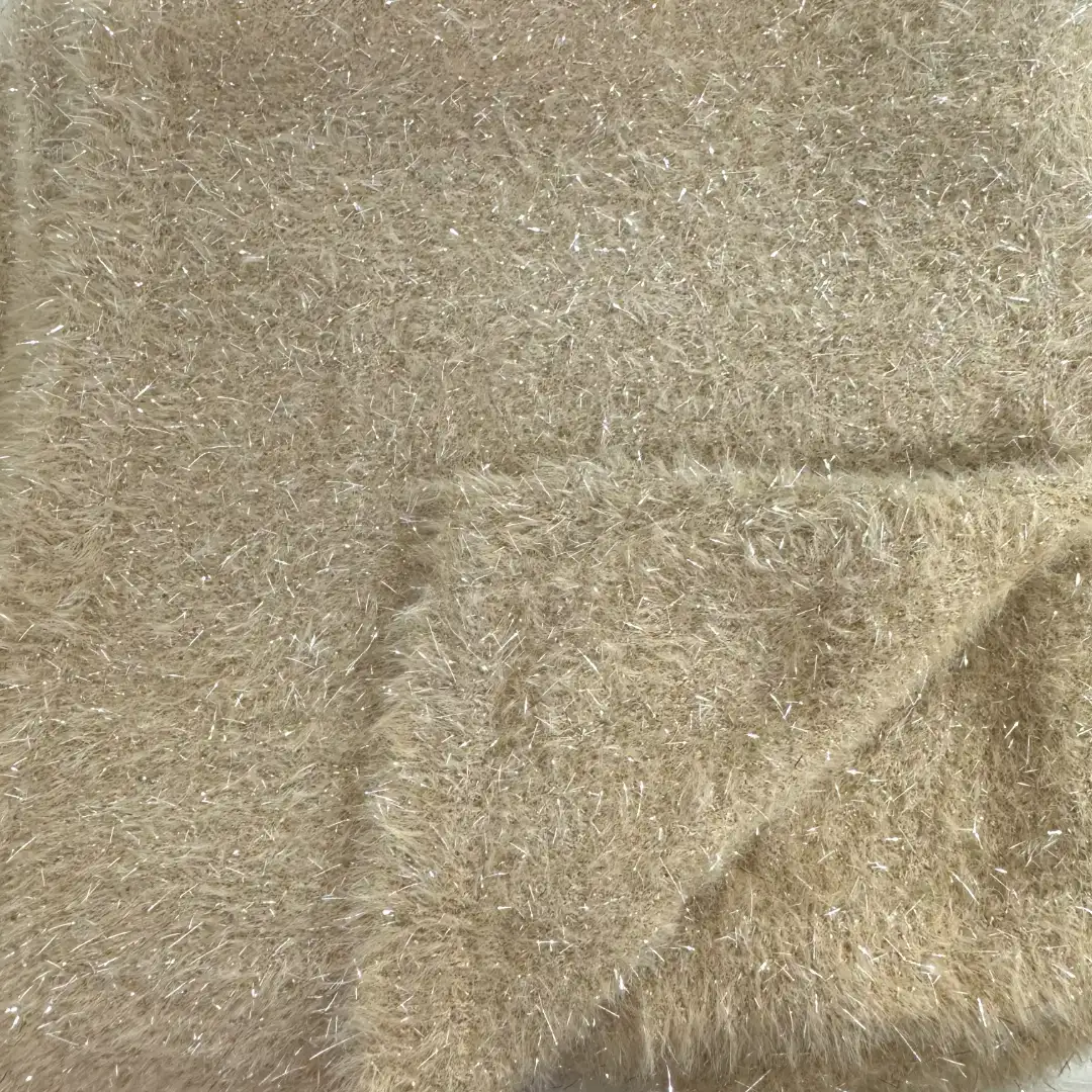 China Yarn for Crop Top,Crew Neck Pullover (Sweater),Crop Top Pullover (Sweater) Cat Feather Yarn Fancy Yarn Nylon Metallic fiber brown color buy from China wholesaler bulk order at wholesale price free worldwide shipping Alibaba