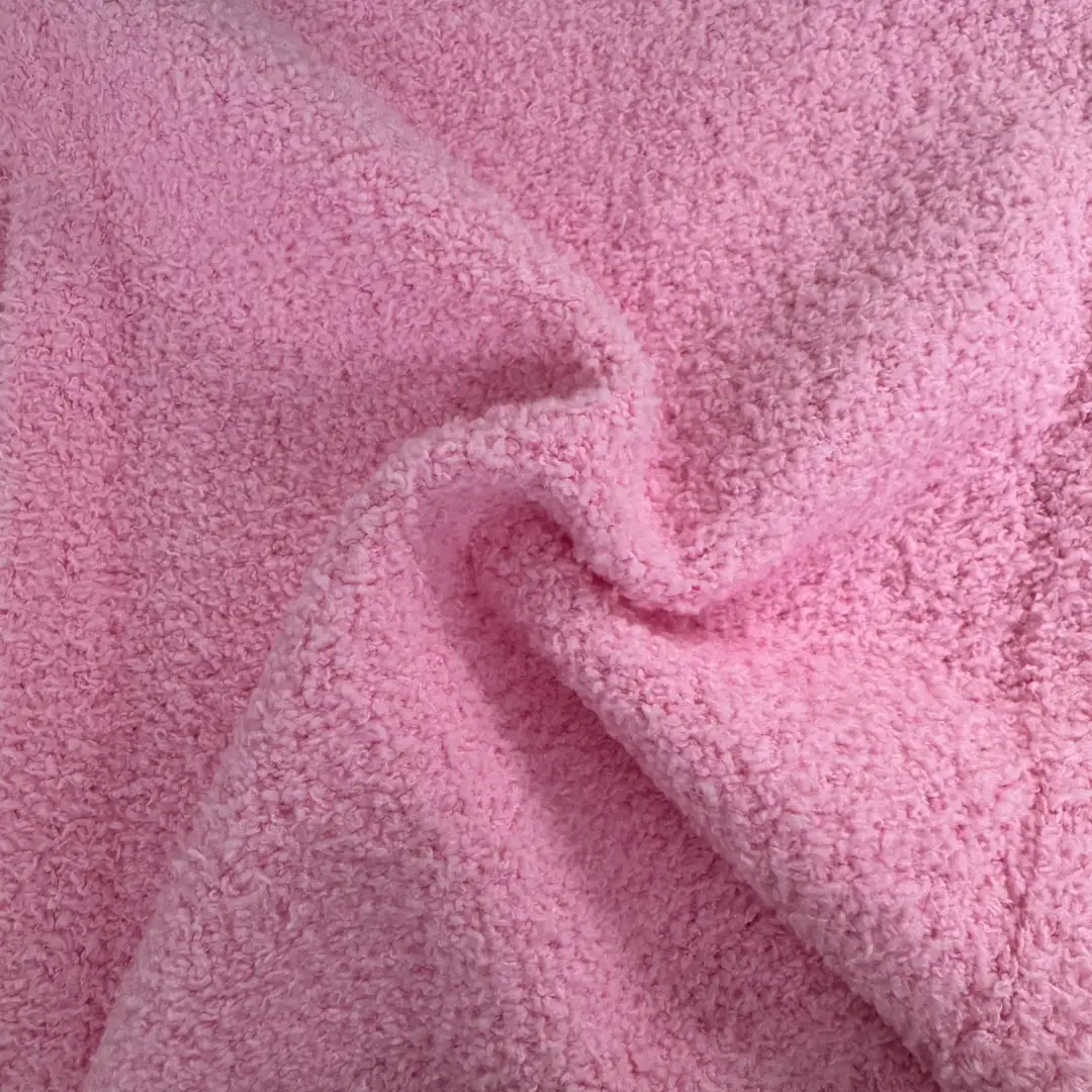 China Yarn for Open Cardigan (Sweater),Crew Neck Pullover (Sweater) Teddy Yarn Fancy Yarn Polyester pink color buy from China wholesaler bulk order at wholesale price free worldwide shipping Alibaba