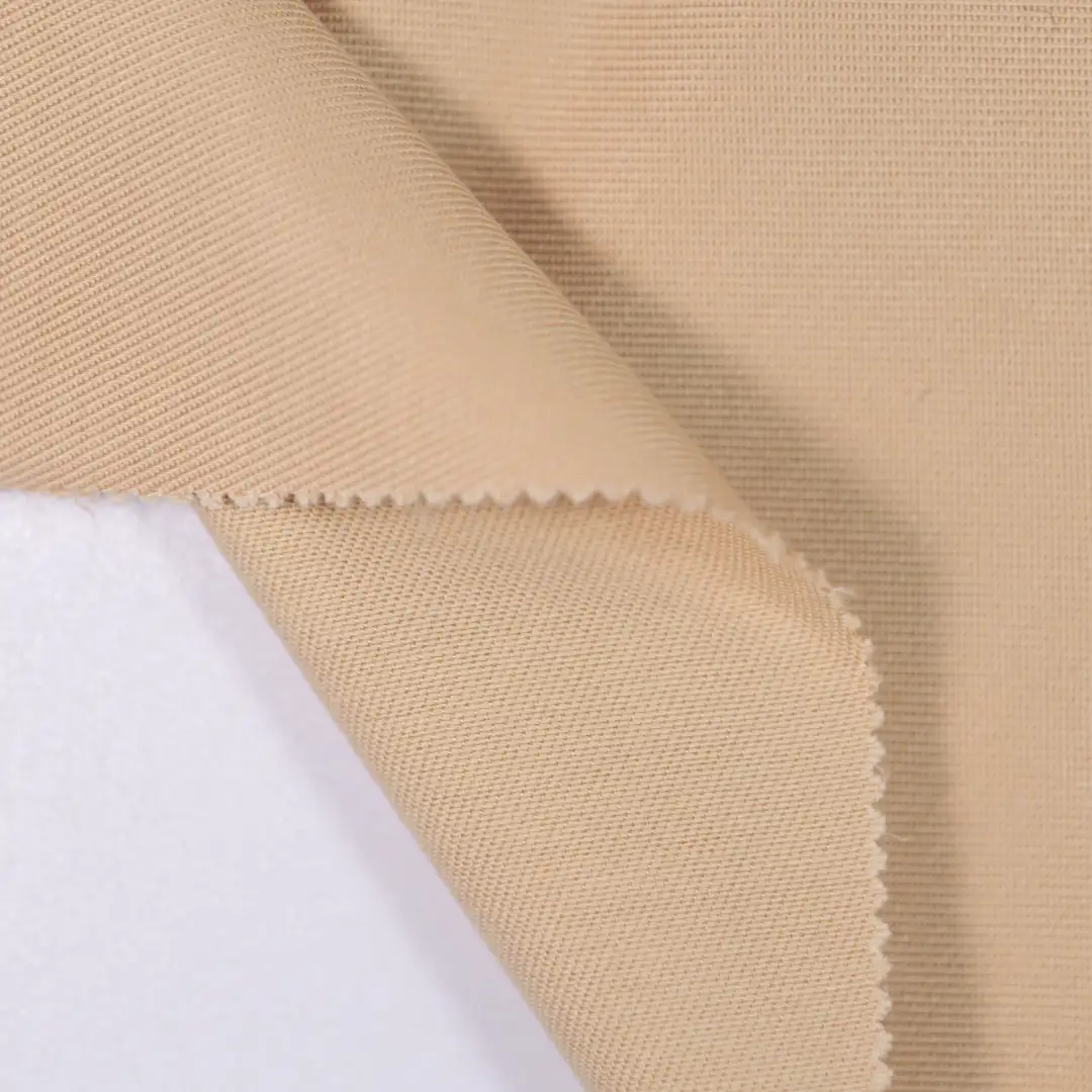 China Fabric for Trench Coat Tencel/Cotton Twill Natural Woven Fabric Tencel BCI Cotton brown color buy from China wholesaler bulk order at wholesale price free worldwide shipping Alibaba