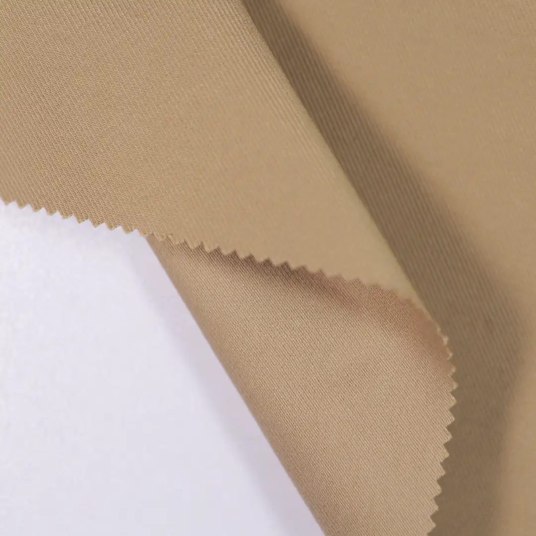 China Fabric for Blazer,Trench Coat Nylon/Cotton Twill Woven Blended Fabric BCI Cotton Nylon Spandex brown color buy from China wholesaler bulk order at wholesale price free worldwide shipping Alibaba