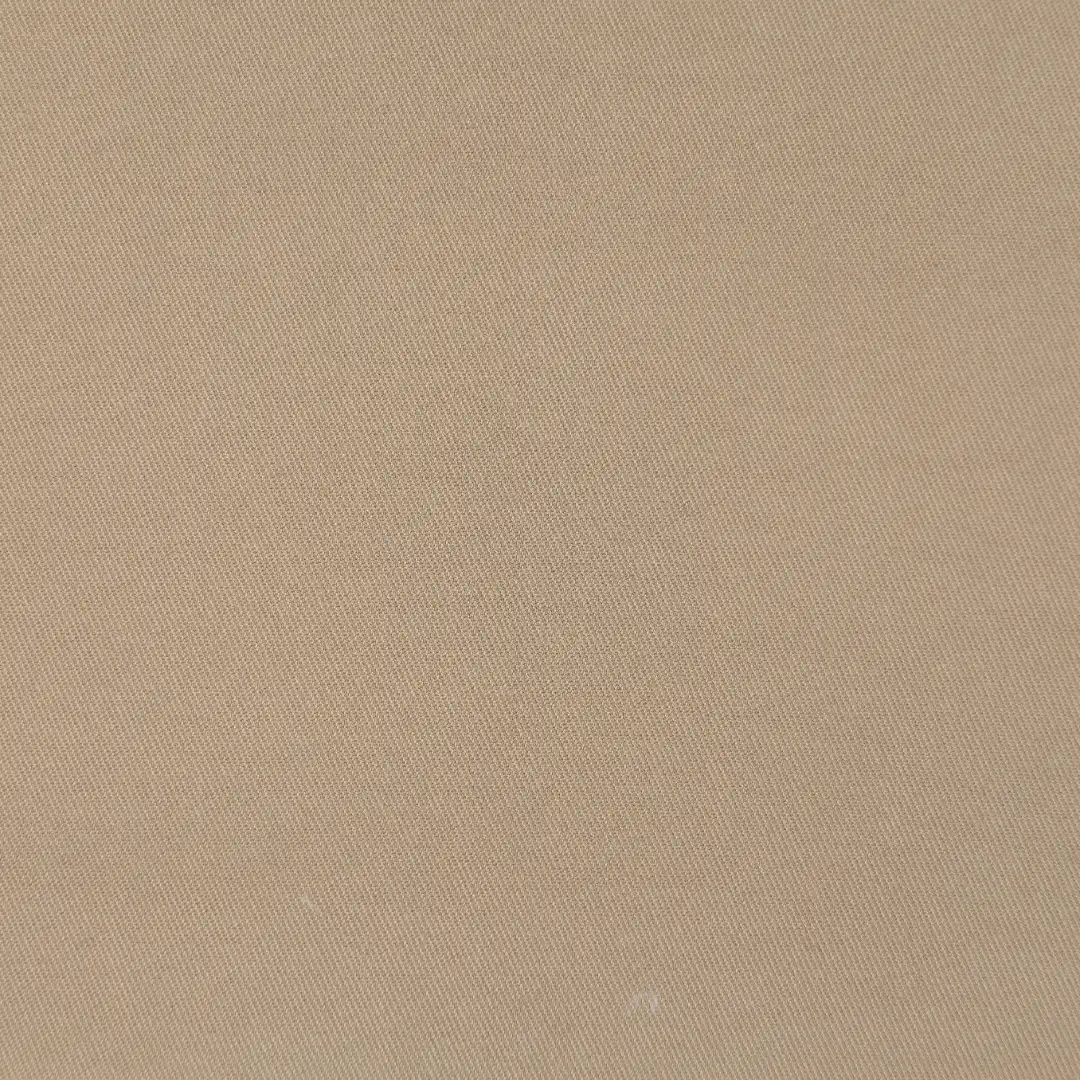 China Fabric for Trench Coat CVC Twill Woven Blended Fabric BCI Cotton Recycled Polyester olive green color buy from China wholesaler bulk order at wholesale price free worldwide shipping Alibaba