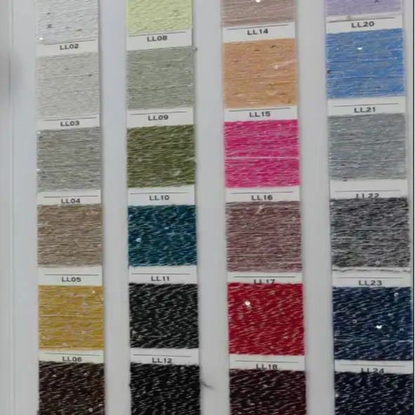 China Yarn for Open Cardigan (Sweater),Full-Zipper Cardigan (Sweater),Half-Zipper Cardigan (Sweater) Lurex Lurex Recycled Polyester Polyester Nylon Metal coffee color color buy from China wholesaler bulk order at wholesale price free worldwide shipping Alibaba