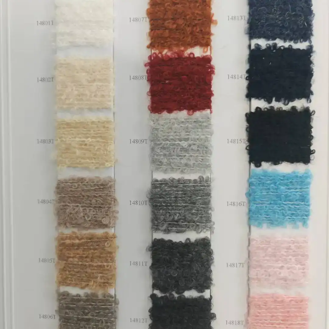 China Yarn for Full-Zipper Cardigan (Sweater),Half-Zipper Cardigan (Sweater),Shirt Long Sleeve Button (Sweater),Shirt Long Sleeve Zipper (Sweater) Boucle Yarn Fancy Yarn Wool Alpaca Polyester Acrylic Spandex pink color buy from China wholesaler bulk order at wholesale price free worldwide shipping Alibaba