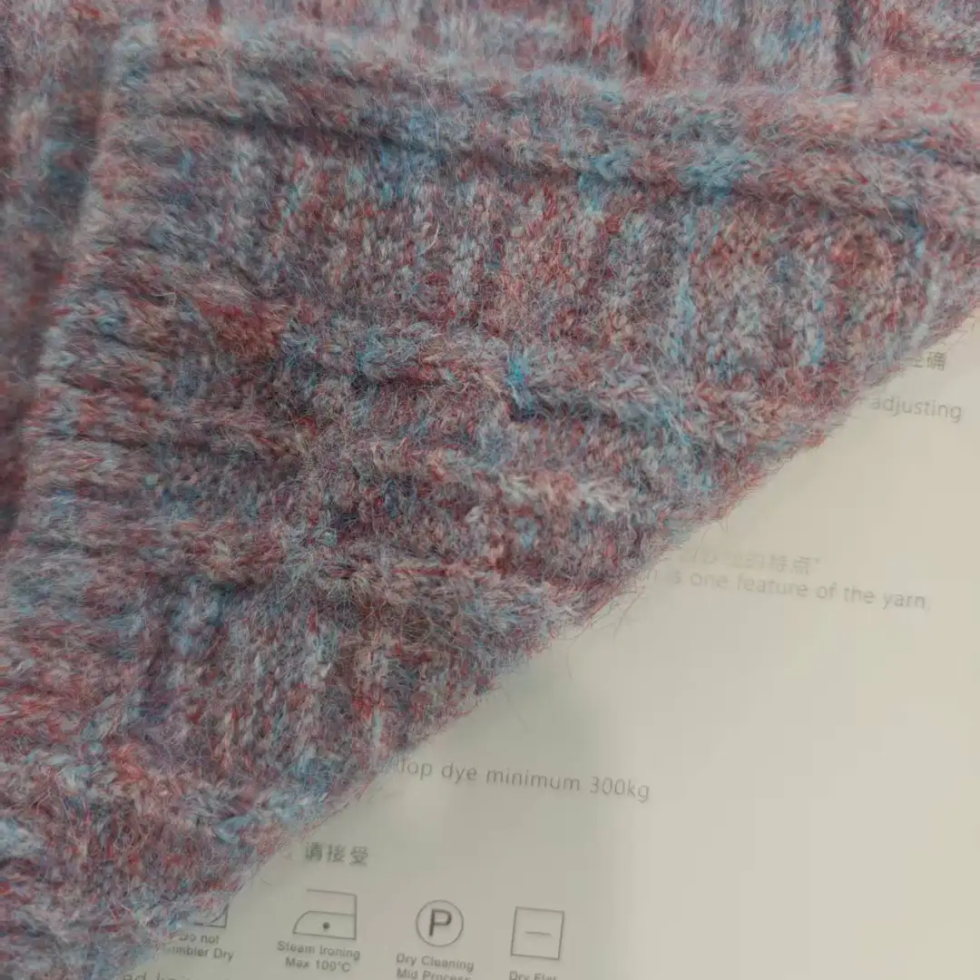 China Yarn for Full-Zipper Cardigan (Sweater),Half-Zipper Cardigan (Sweater),Shirt Long Sleeve Button (Sweater) Mossy Yarn Fancy Yarn Wool Acrylic Recycled Polyester Polyester Spandex pinkish-purple color buy from China wholesaler bulk order at wholesale price free worldwide shipping Alibaba