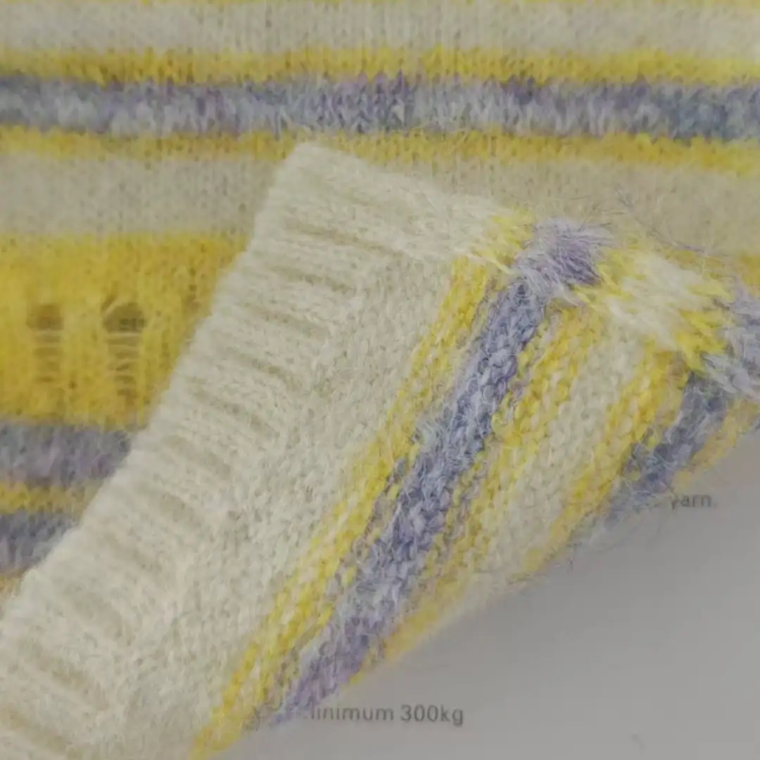 China Yarn for Full-Zipper Cardigan (Sweater),Half-Zipper Cardigan (Sweater),Shirt Long Sleeve Button (Sweater) Mossy Yarn Fancy Yarn Recycled Polyester Polyester Nylon Wool Spandex yellow，white color buy from China wholesaler bulk order at wholesale price free worldwide shipping Alibaba