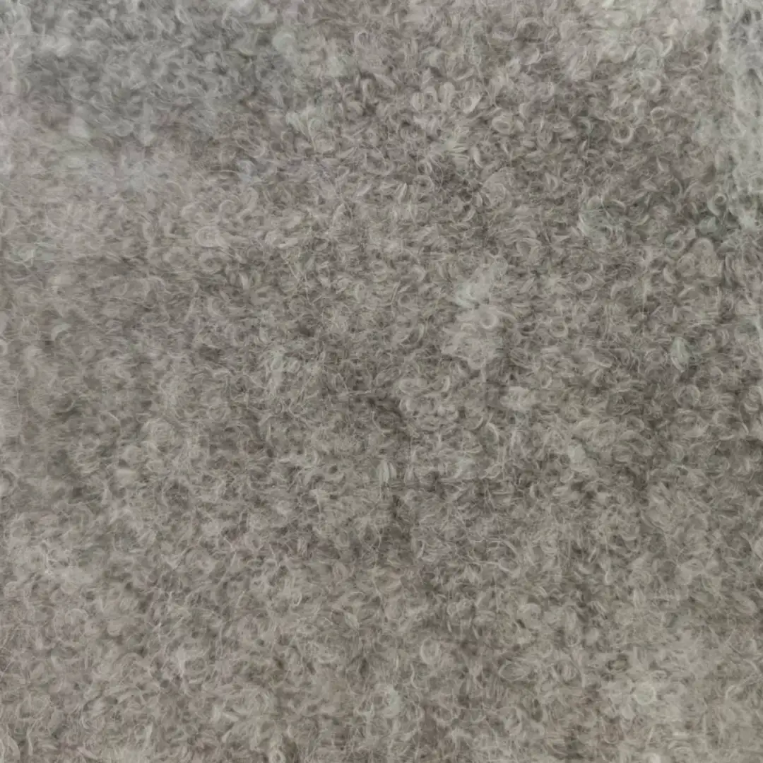 China Yarn for Full-Zipper Cardigan (Sweater),Half-Zipper Cardigan (Sweater),Shirt Long Sleeve Button (Sweater) Boucle Yarn Fancy Yarn RWS Wool Recycled Polyester Gray color buy from China wholesaler bulk order at wholesale price free worldwide shipping Alibaba