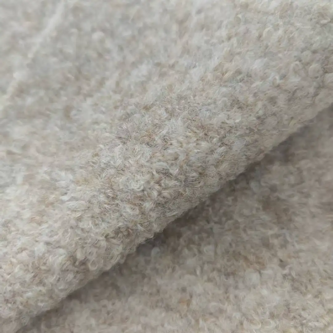 China Yarn for Knitted Jacket (Sweater) Boucle Yarn Fancy Yarn Wool Recycled Polyester Acrylic Nylon Spandex brown color buy from China wholesaler bulk order at wholesale price free worldwide shipping Alibaba