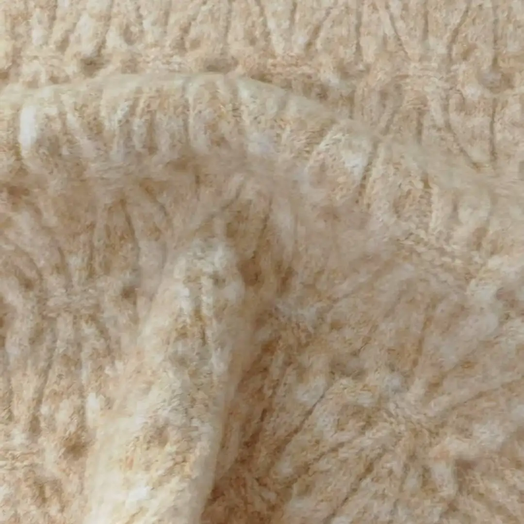 China Yarn for Open Cardigan (Sweater),Full-Zipper Cardigan (Sweater),Half-Zipper Cardigan (Sweater),Shirt Long Sleeve Button (Sweater) Mossy Yarn Fancy Yarn Acrylic Polyester Recycled Polyester Wool Spandex Apricot color buy from China wholesaler bulk order at wholesale price free worldwide shipping Alibaba