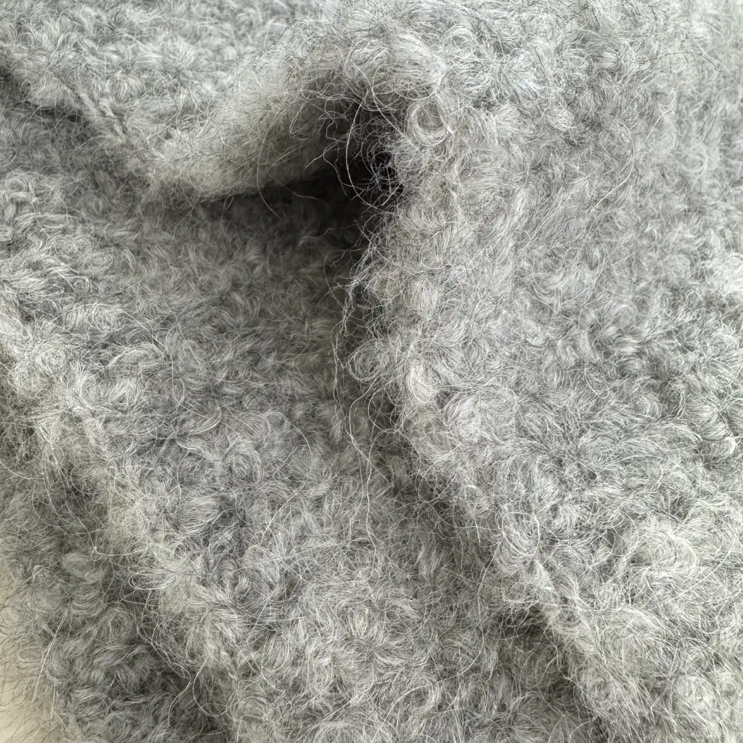 China Yarn for Ladies Vest (Sweater),Men’s Vest (Sweater),Open Cardigan (Sweater),Full-Zipper Cardigan (Sweater),Round Neck Pullover (Sweater),Crew Neck Pullover (Sweater),Crop Top Pullover (Sweater) Boucle Yarn Fancy Yarn Alpaca Acrylic Wool Nylon Spandex Gray color buy from China wholesaler bulk order at wholesale price free worldwide shipping Alibaba