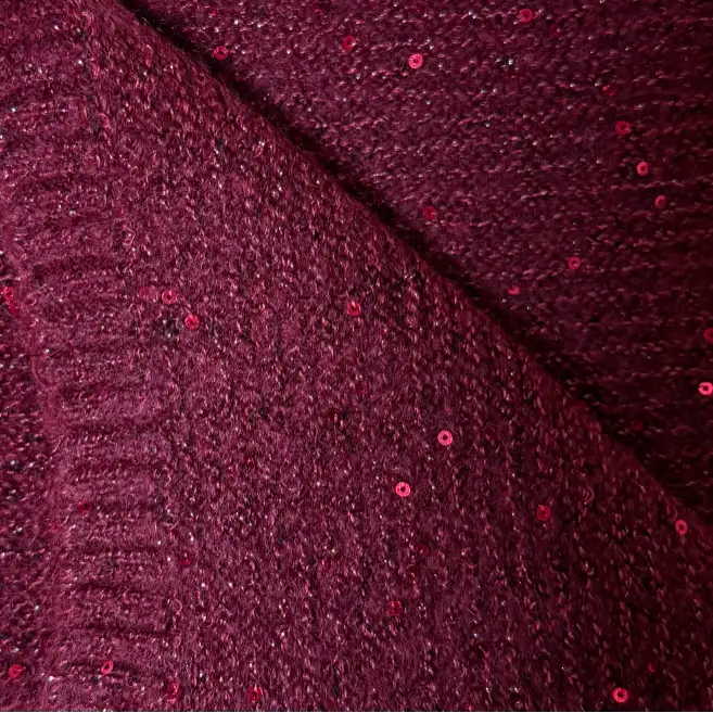 China Yarn for Open Cardigan (Sweater),Full-Zipper Cardigan (Sweater),Half-Zipper Cardigan (Sweater) Mossy Yarn Fancy Yarn Acrylic Polyester Elastane 1423酒红 color buy from China wholesaler bulk order at wholesale price free worldwide shipping Alibaba