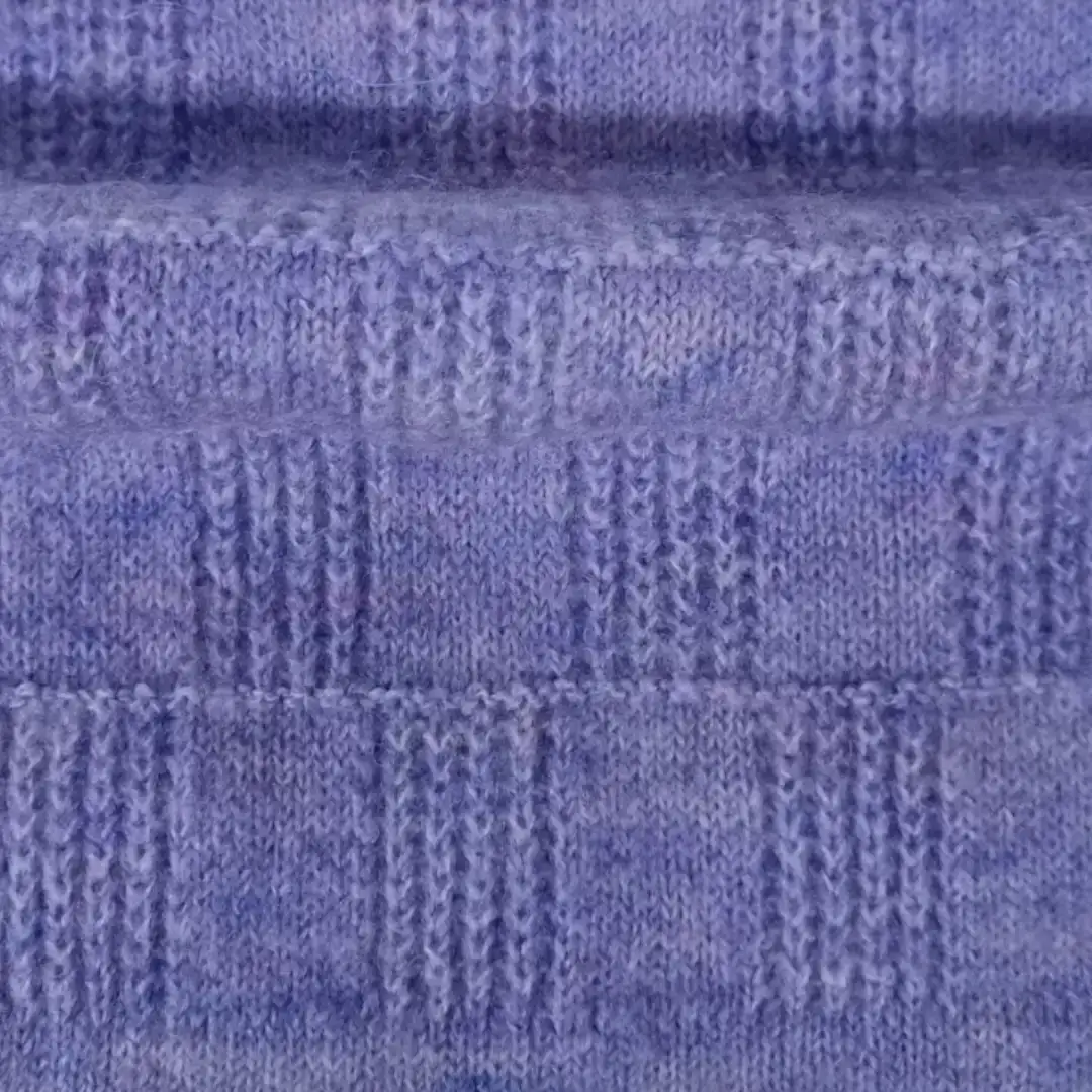 China Yarn for Ladies Vest (Sweater),Men’s Vest (Sweater),Open Cardigan (Sweater),Full-Zipper Cardigan (Sweater),Half-Zipper Cardigan (Sweater),Shirt Long Sleeve Button (Sweater) Mossy Yarn Fancy Yarn Polyester Wool Acrylic Spandex Purple color buy from China wholesaler bulk order at wholesale price free worldwide shipping Alibaba