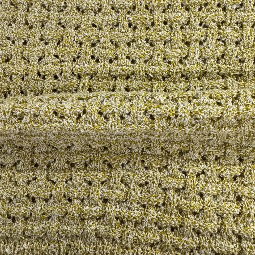 China Yarn for Ladies Vest (Sweater),Half-Zipper Cardigan (Sweater),Crew Neck Pullover (Sweater),Crop Top Pullover (Sweater),T-shirt (Sweater),Dresses (Pullover) (Sweater) Boucle Yarn Fancy Yarn Polyester Acrylic Lurex Yellow color buy from China wholesaler bulk order at wholesale price free worldwide shipping Alibaba