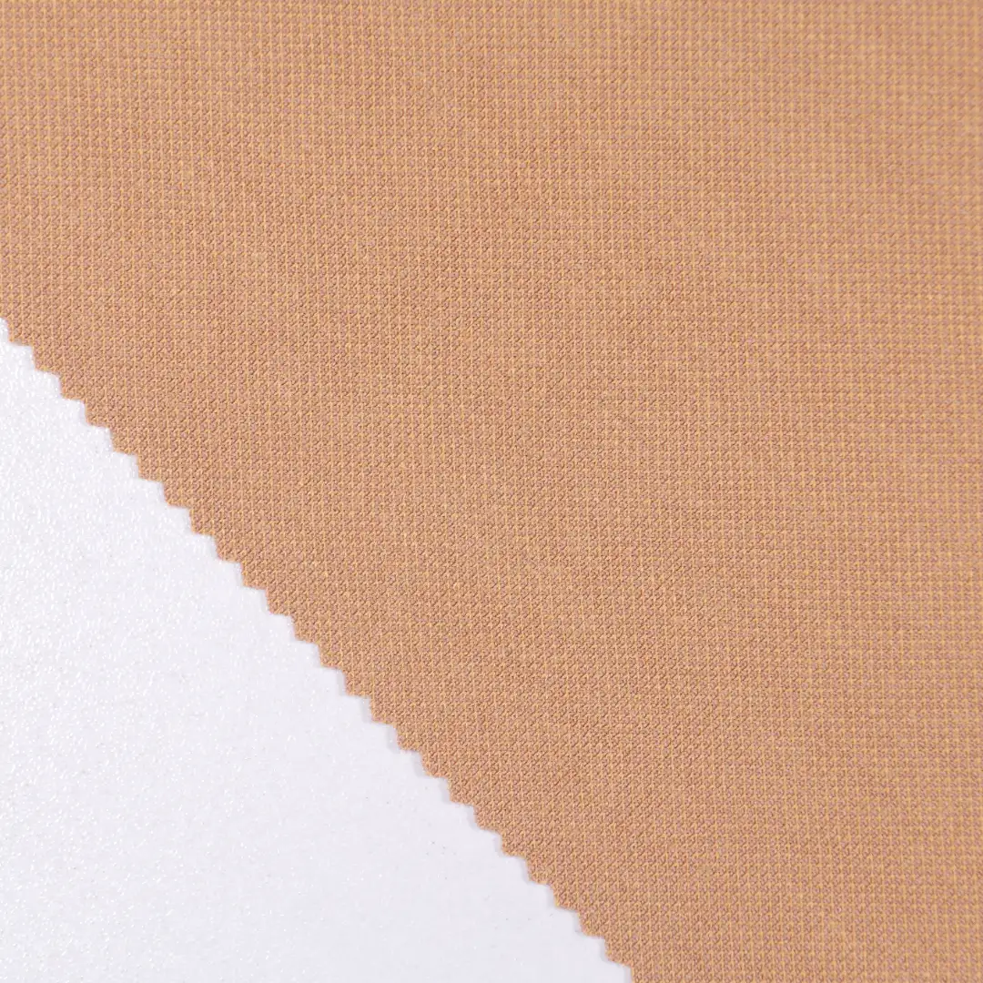 China Fabric for Jackets Jacquard Knit Fabric Polyester Rayon brown color buy from China wholesaler bulk order at wholesale price free worldwide shipping Alibaba