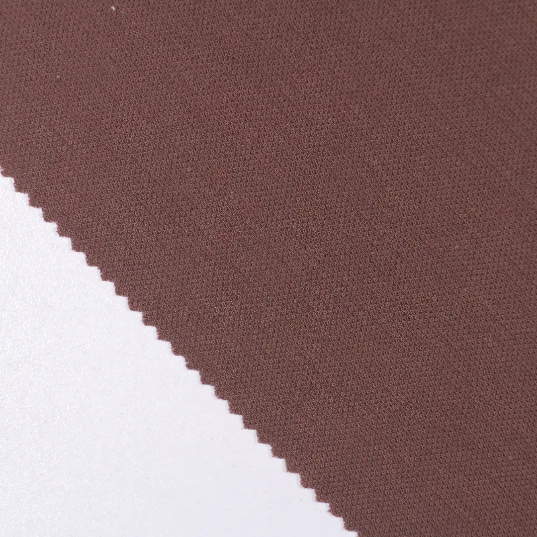 China Fabric for Loungewear Jacquard Knit Fabric Cotton Nylon Linen coffee color color buy from China wholesaler bulk order at wholesale price free worldwide shipping Alibaba