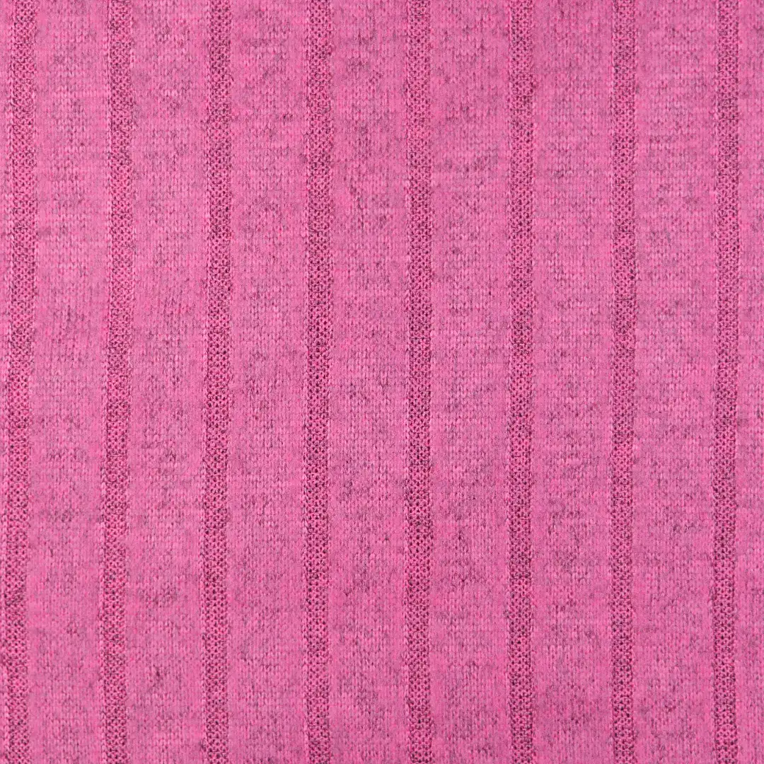 China Fabric for Hoodie,Irregular Cami,Ladies Long Ruffle A-Line Skirt Rib Knit Fabric Spandex Polyester hot pink color buy from China wholesaler bulk order at wholesale price free worldwide shipping Alibaba