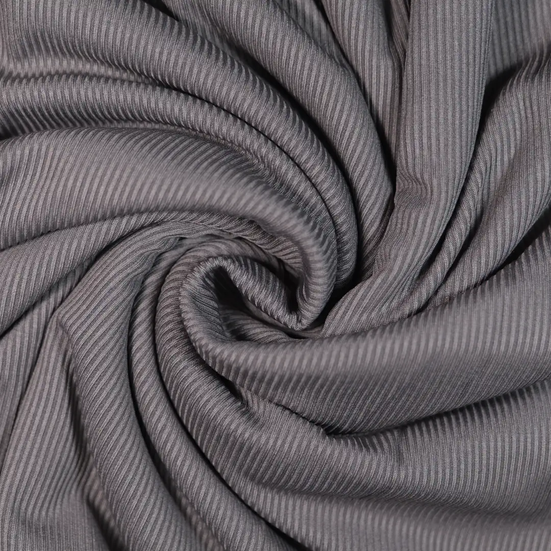 China Fabric for Slim Fit Straight Casual Trousers,Ruffle Shirt Dress,Sleeveless Puffy Mini Dress Ponte Roma Knit Fabric Polyester Spandex grey color buy from China wholesaler bulk order at wholesale price free worldwide shipping Alibaba