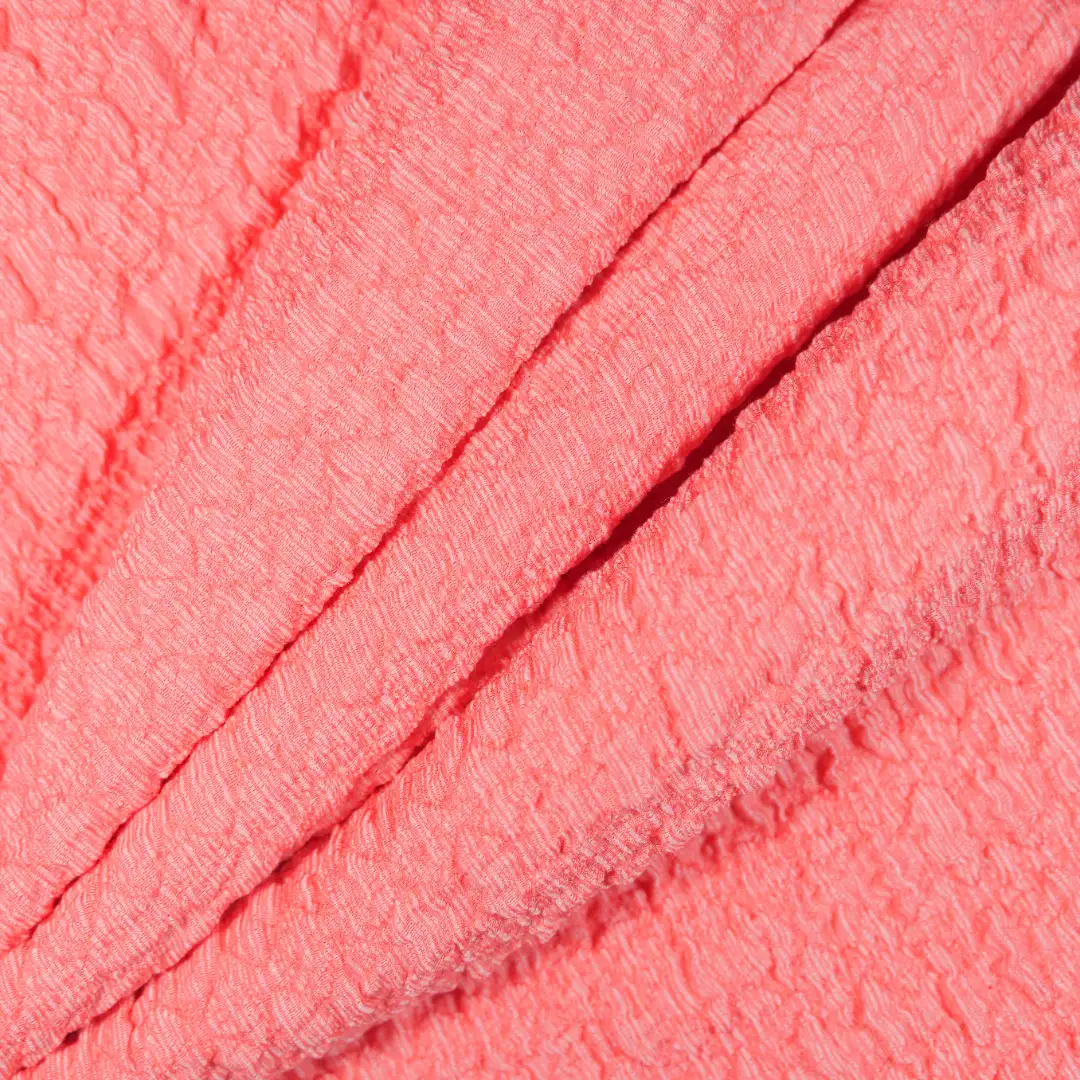 China Fabric for Shirt,Skirt Crepe Knit Fabric Polyester Rayon Spandex pink' color buy from China wholesaler bulk order at wholesale price free worldwide shipping Alibaba