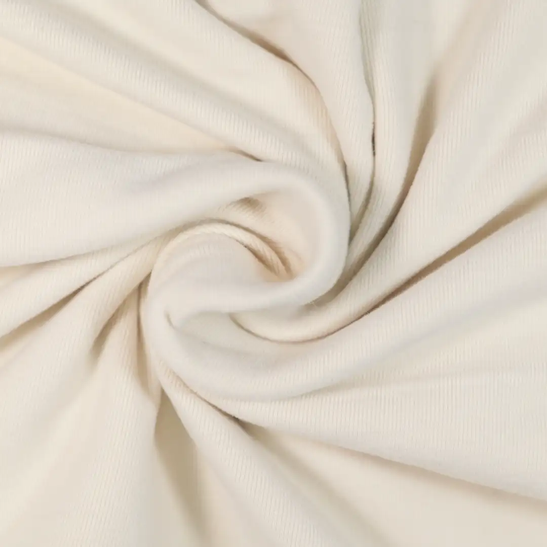 China Fabric for Skirt,Hoodie Rib Knit Fabric Polyester Spandex white color buy from China wholesaler bulk order at wholesale price free worldwide shipping Alibaba