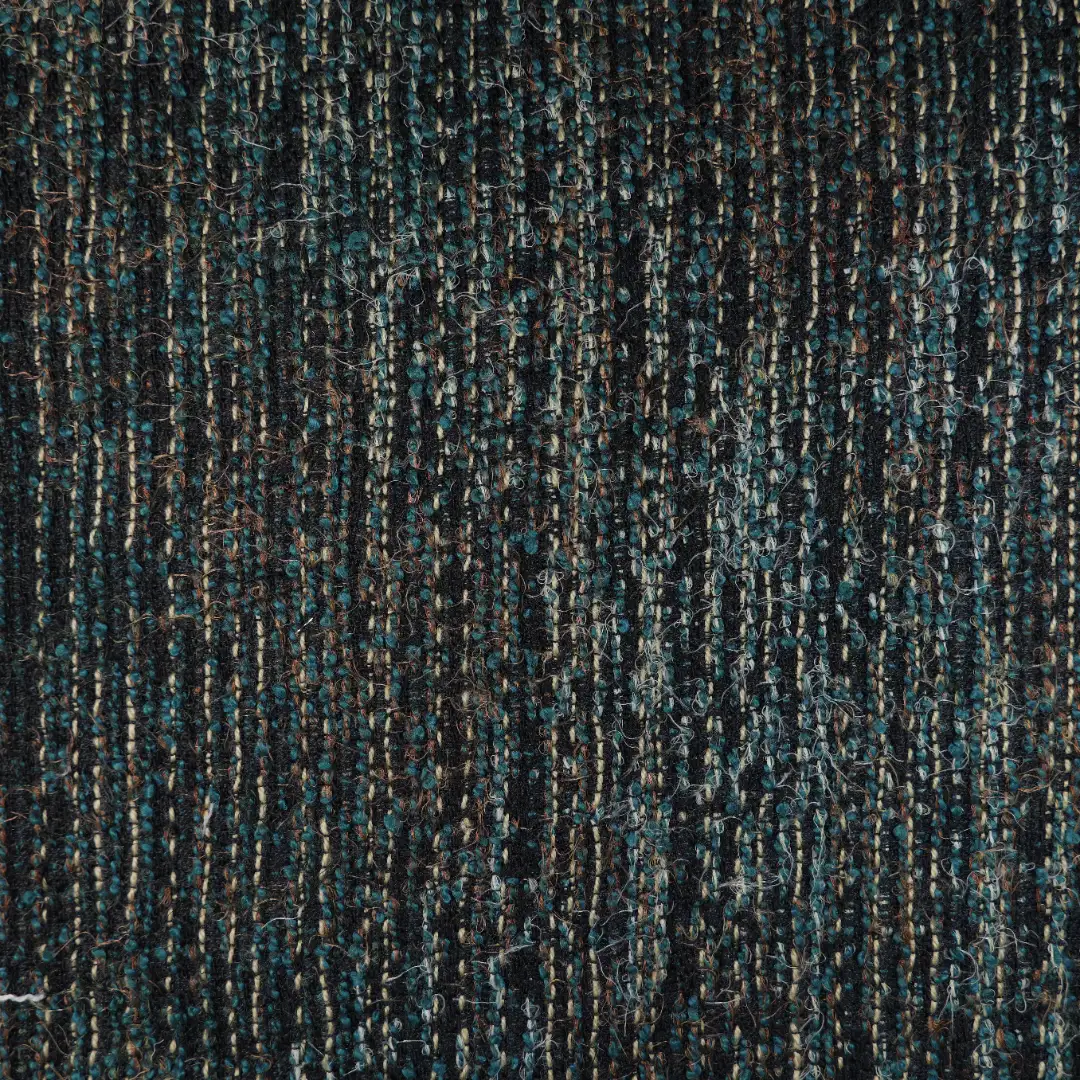 China Fabric for Skirt,Overcoat Chanel-Style Fabric Woolen Polyester Acrylic Wool Nylon black color buy from China wholesaler bulk order at wholesale price free worldwide shipping Alibaba