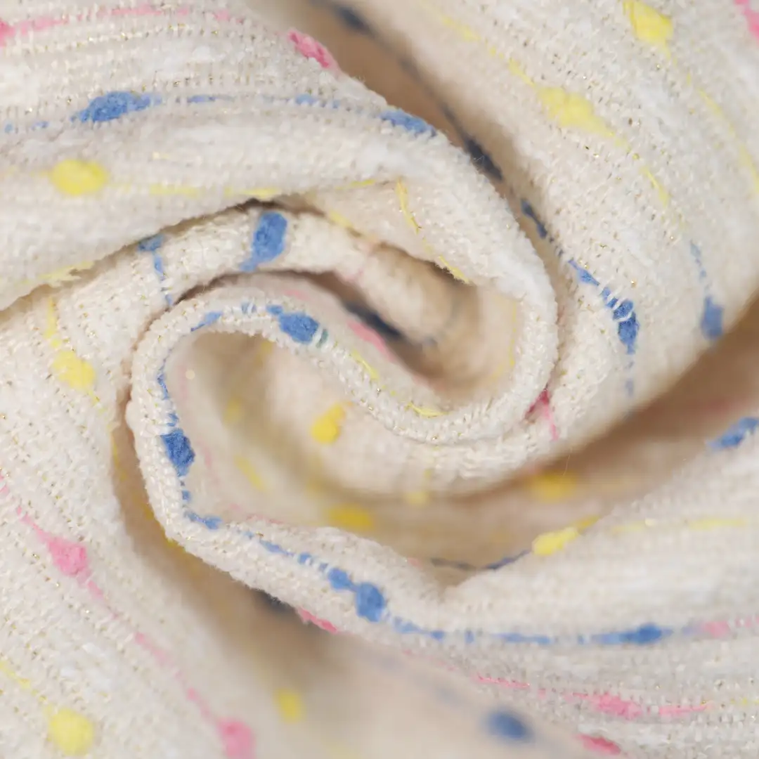 China Fabric for Skirt,Overcoat Chanel-Style Fabric Woolen Polyester Acrylic Wool Nylon coloful color buy from China wholesaler bulk order at wholesale price free worldwide shipping Alibaba