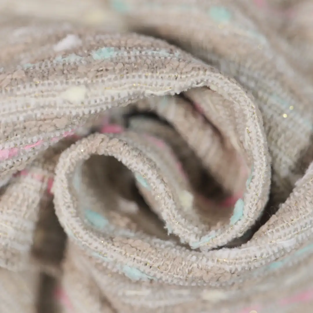 China Fabric for Skirt Chanel-Style Fabric Woolen Polyester Acrylic Wool Nylon colorful color buy from China wholesaler bulk order at wholesale price free worldwide shipping Alibaba