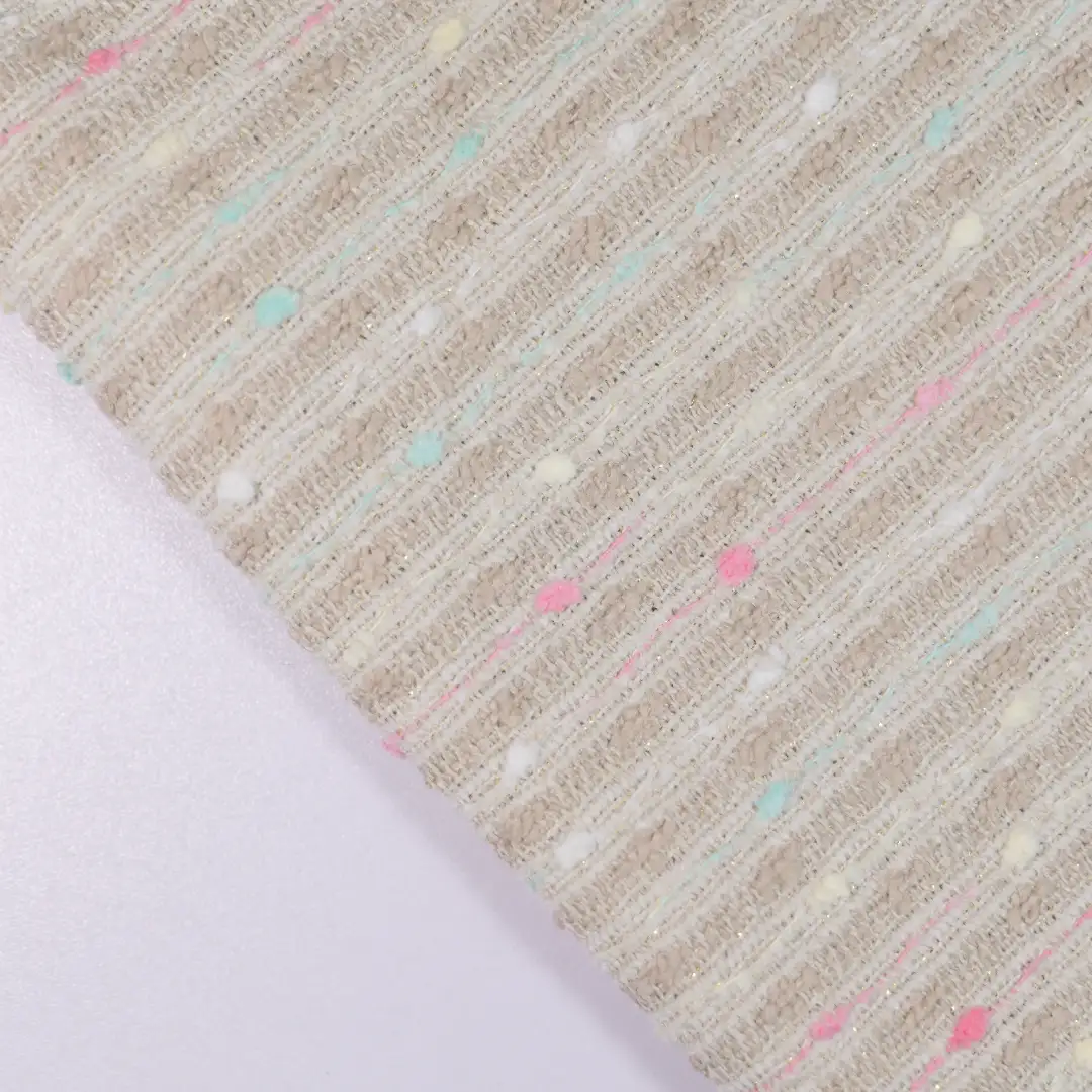 China Fabric for Skirt Chanel-Style Fabric Woolen Polyester Acrylic Wool Nylon colorful color buy from China wholesaler bulk order at wholesale price free worldwide shipping Alibaba