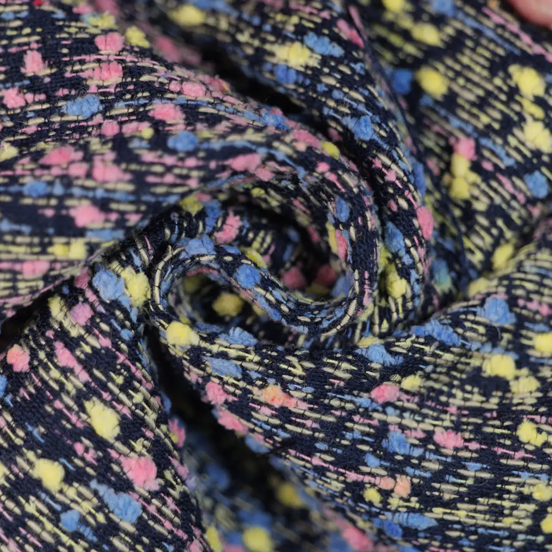 China Fabric for Jackets,Skirt Chanel-Style Fabric Woolen Acrylic Polyester Wool Nylon coloful color buy from China wholesaler bulk order at wholesale price free worldwide shipping Alibaba