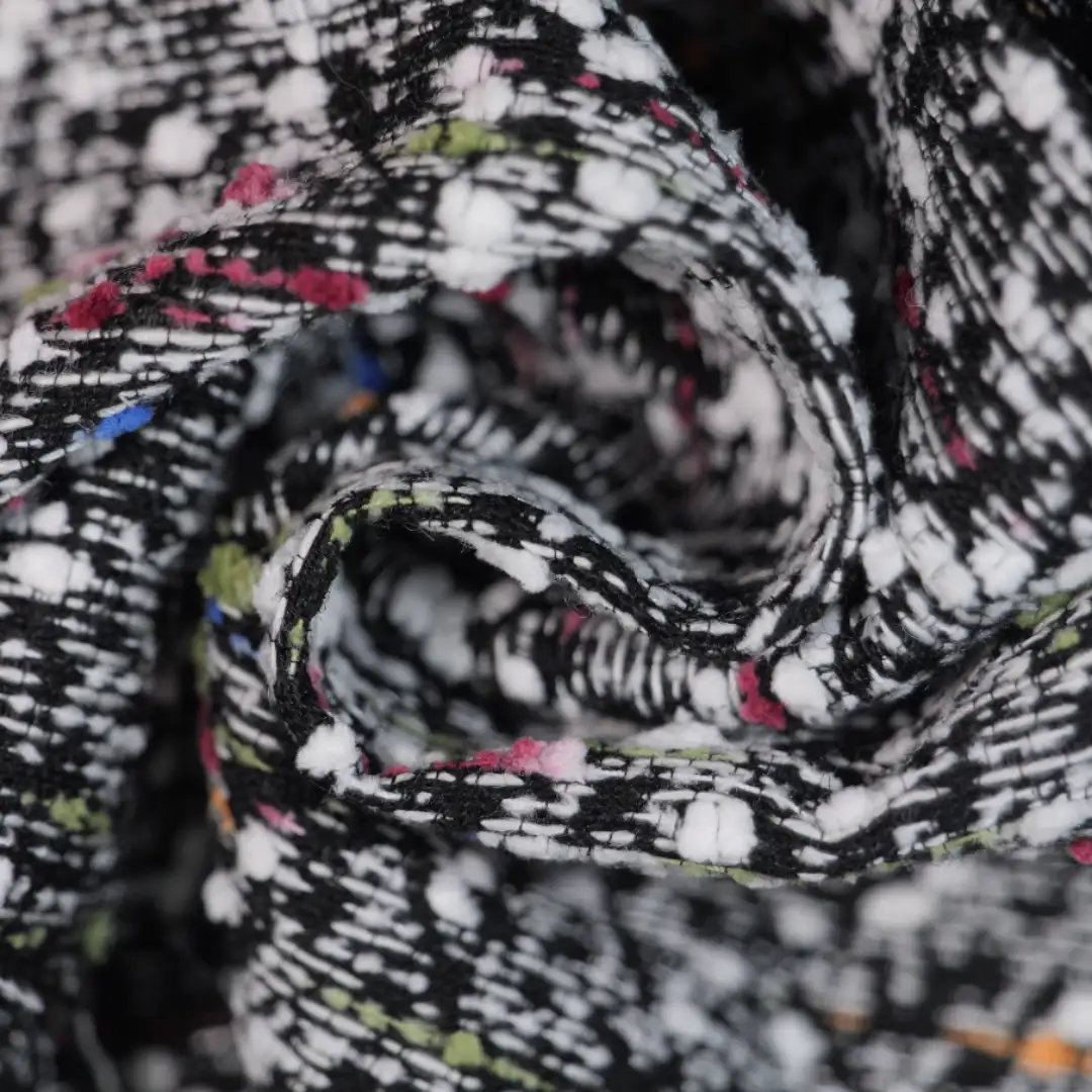 China Fabric for Jackets,Skirt Chanel-Style Fabric Woolen Acrylic Polyester Wool Nylon white color buy from China wholesaler bulk order at wholesale price free worldwide shipping Alibaba