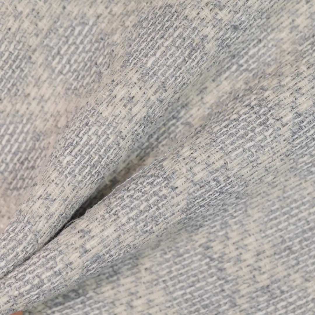 China Fabric for Jackets,Skirt Chanel-Style Fabric Woolen Polyester Linen grey color buy from China wholesaler bulk order at wholesale price free worldwide shipping Alibaba