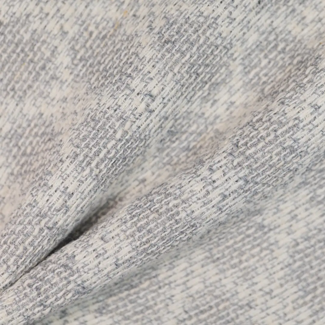 China Fabric for Jackets,Skirt Chanel-Style Fabric Woolen Polyester Linen grey color buy from China wholesaler bulk order at wholesale price free worldwide shipping Alibaba