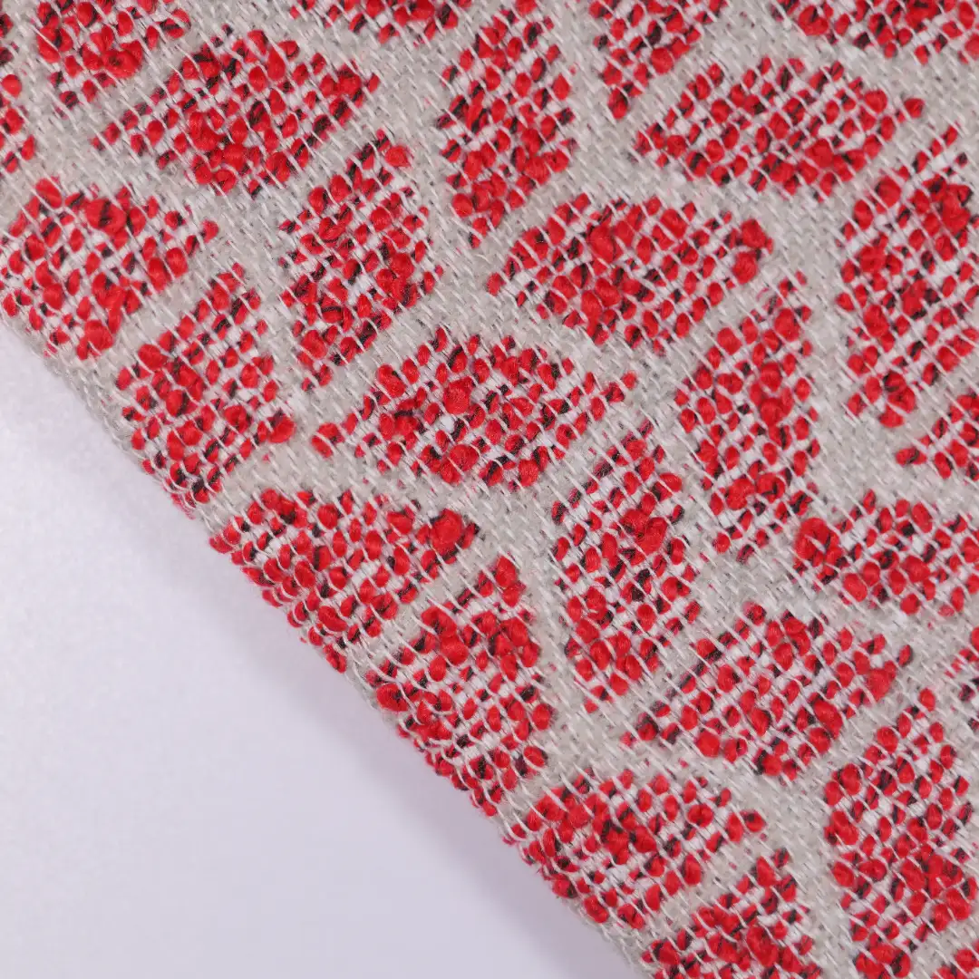 China Fabric for Jackets,Skirt Chanel-Style Fabric Woolen Polyester red color buy from China wholesaler bulk order at wholesale price free worldwide shipping Alibaba