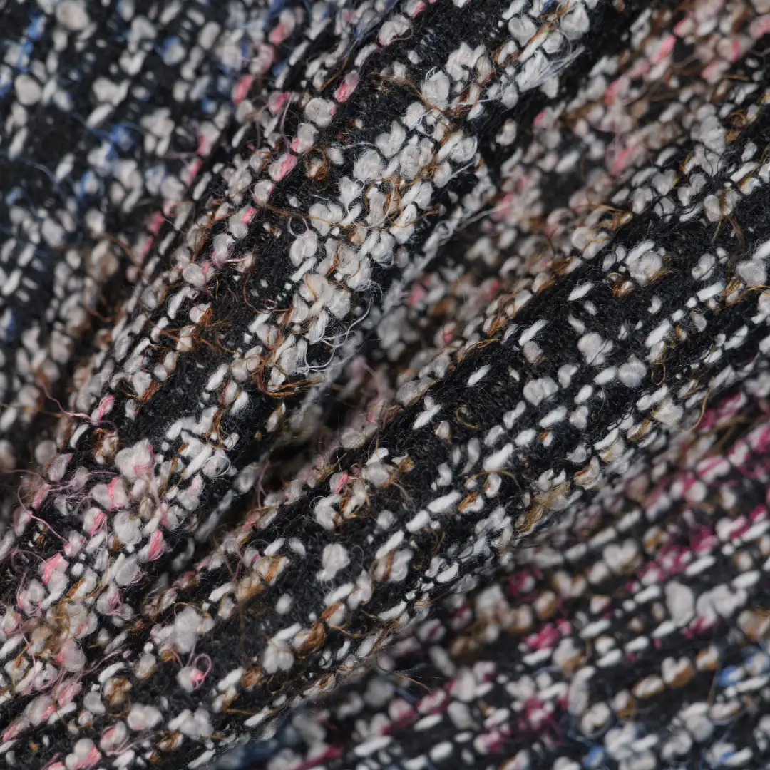 China Fabric for Jackets,Skirt Chanel-Style Fabric Woolen Polyester Acrylic Wool Nylon coloful color buy from China wholesaler bulk order at wholesale price free worldwide shipping Alibaba