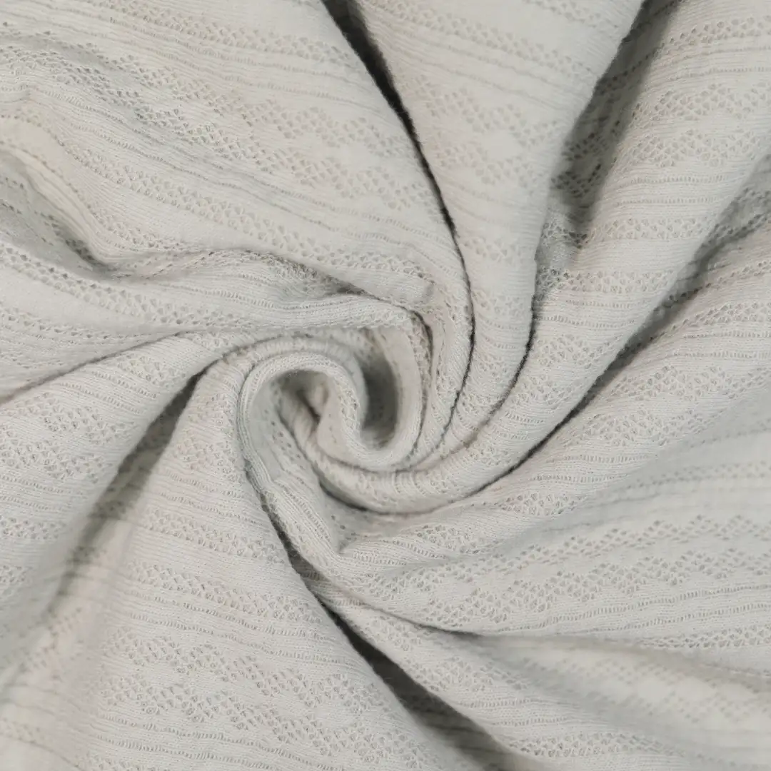 China Fabric for T-Shirt Rib Knit Fabric Cotton Polyester Spandex grey color buy from China wholesaler bulk order at wholesale price free worldwide shipping Alibaba