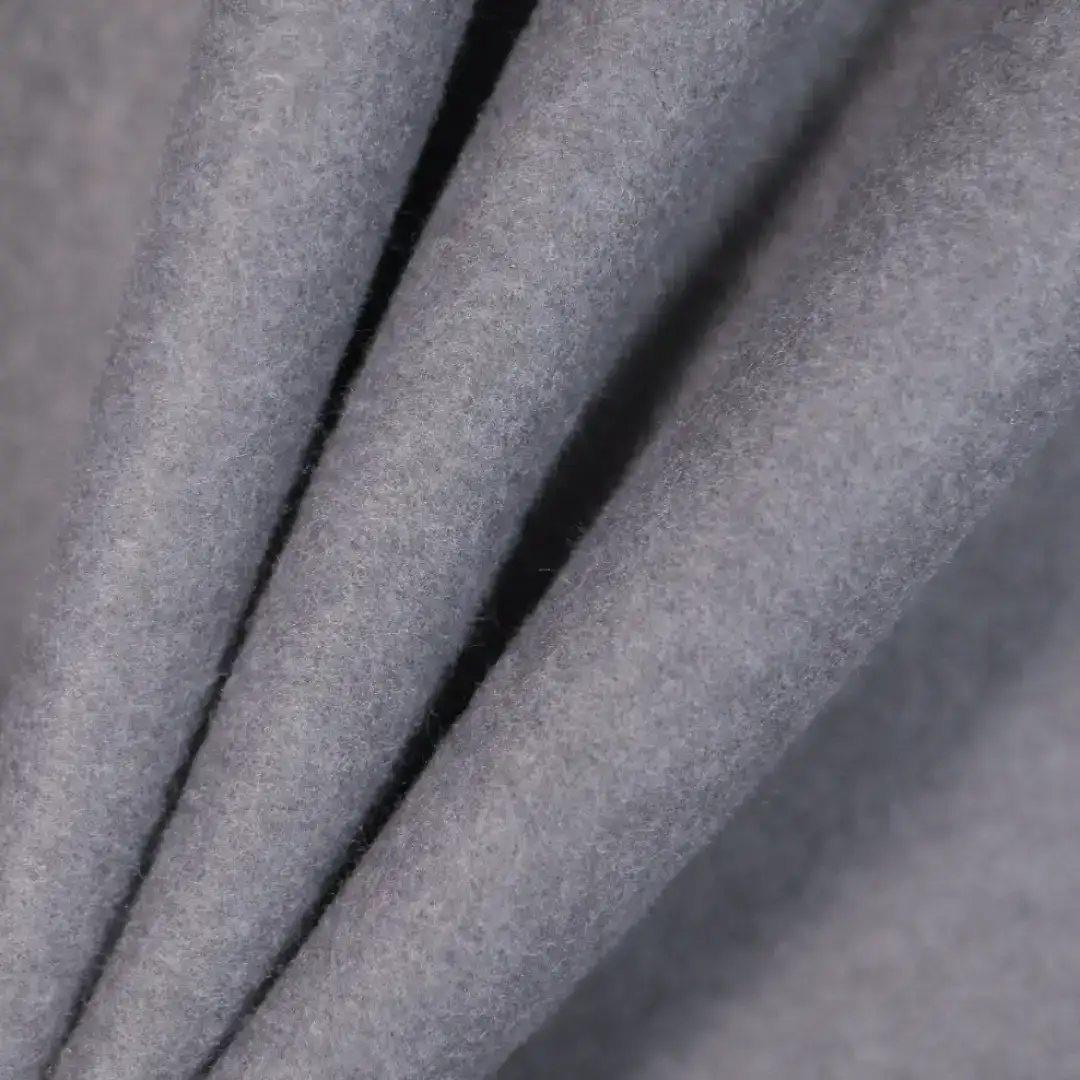 China Fabric for Jackets,Overcoat,Chest Pocket Collared Button Vest (Sweater) Woolen Overcoat Woolen Polyester grey color buy from China wholesaler bulk order at wholesale price free worldwide shipping Alibaba