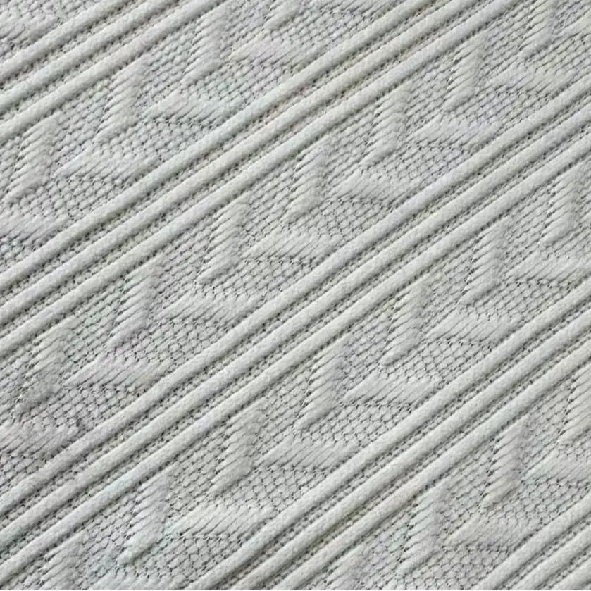 China Fabric for Long Sleeve Base Layer Top,Tank Midi Dress Jacquard Knit Fabric Polyester rice color buy from China wholesaler bulk order at wholesale price free worldwide shipping Alibaba