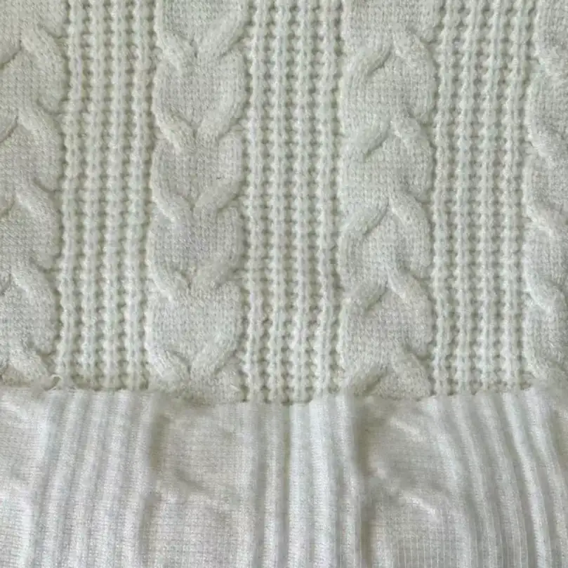 China Fabric for Long Sleeve Base Layer Top,Womens V-Neck Mid-Length Oversized Coat Jacquard Knit Fabric Rayon Polyester Nylon rice color buy from China wholesaler bulk order at wholesale price free worldwide shipping Alibaba