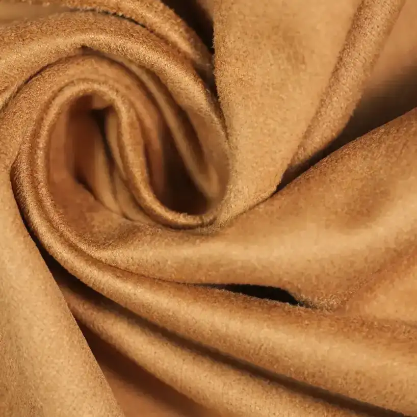 China Fabric for Pants,Jackets,Open-Front Coat Woven Suede Synthetic Woven Fabric Polyester COFFEE color buy from China wholesaler bulk order at wholesale price free worldwide shipping Alibaba