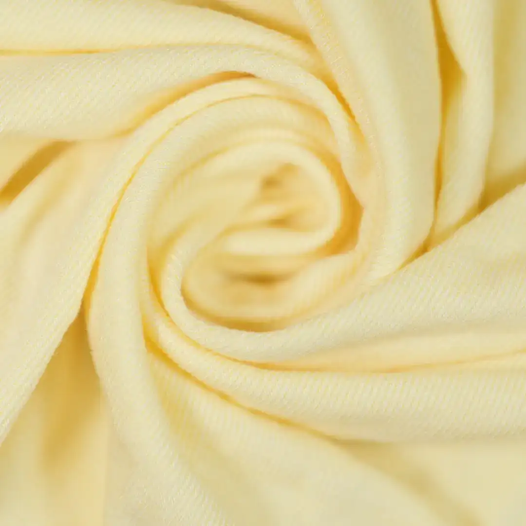 China Fabric for Polo Shirt,Tank Top,Crop Top Rib Knit Fabric Rayon Polyester Polyamide Spandex light yellow color buy from China wholesaler bulk order at wholesale price free worldwide shipping Alibaba