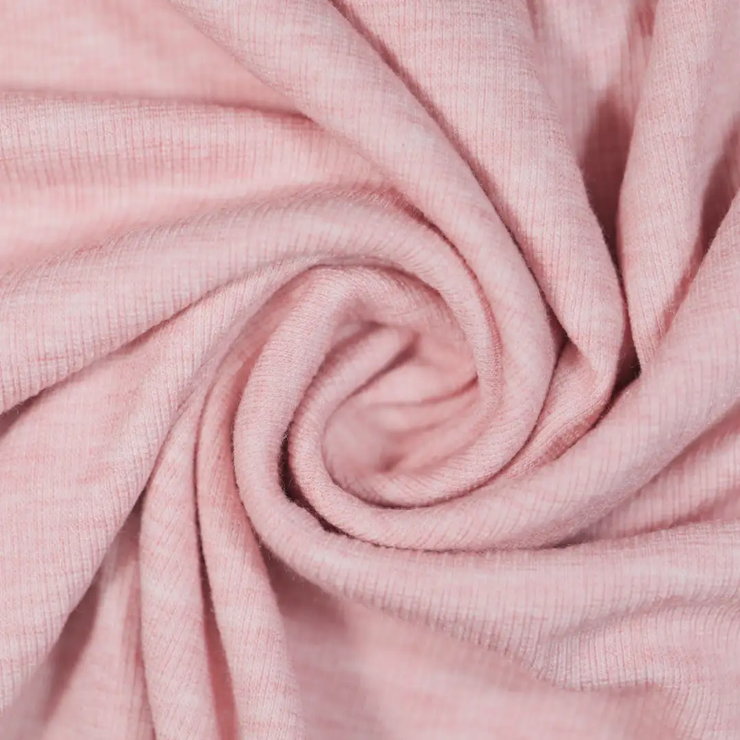China Fabric for Shirt,Pants,Hoodie Rib Knit Fabric Rayon Polyester Nylon Spandex pink color buy from China wholesaler bulk order at wholesale price free worldwide shipping Alibaba