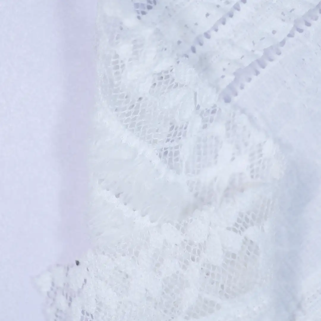 China Fabric for Shorts,Ruffle Shirt Dress,Strap Midi Dress,Tank Wrap Midi Dress Lace Knit Fabric Polyester Elastane white color buy from China wholesaler bulk order at wholesale price free worldwide shipping Alibaba