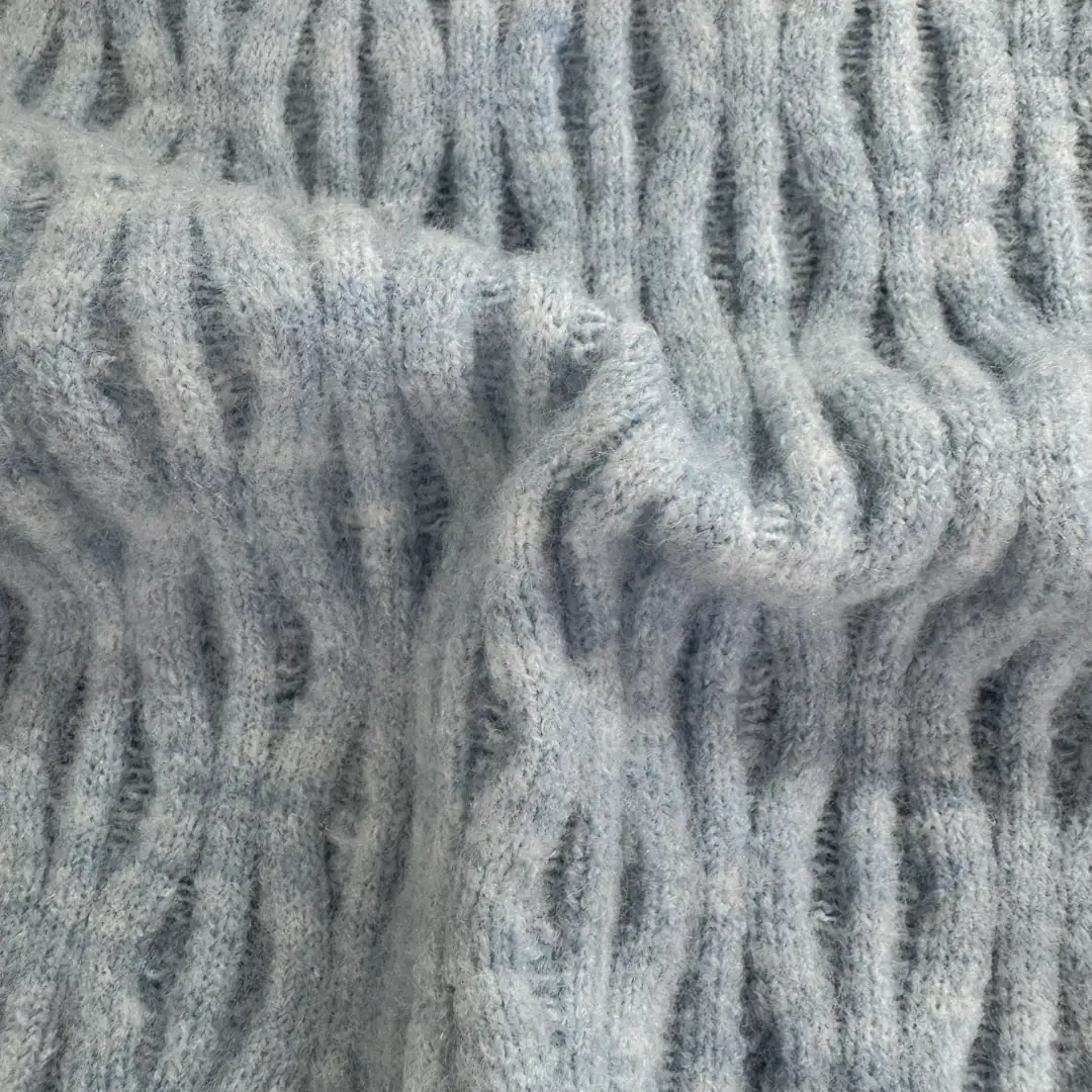 China Yarn for Ladies Vest (Sweater),Open Cardigan (Sweater),Half-Zipper Cardigan (Sweater),Roll Neck Jumper (Sweater),U-Neck Cardigan (Sweater) Mossy Yarn Fancy Yarn Recycled Polyester Nylon Acrylic Wool Spandex blue color buy from China wholesaler bulk order at wholesale price free worldwide shipping Alibaba