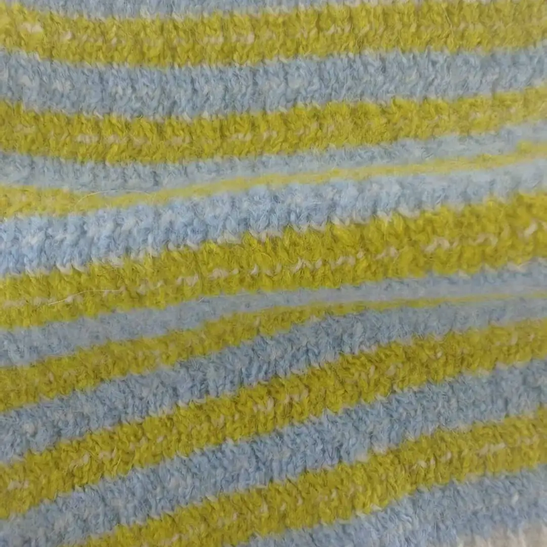 China Yarn for Open Cardigan (Sweater),Full-Zipper Cardigan (Sweater),Half-Zipper Cardigan (Sweater) Mossy Yarn Fancy Yarn Recycled Polyester Nylon Wool Acrylic Alpaca Spandex yellow, blue color buy from China wholesaler bulk order at wholesale price free worldwide shipping Alibaba