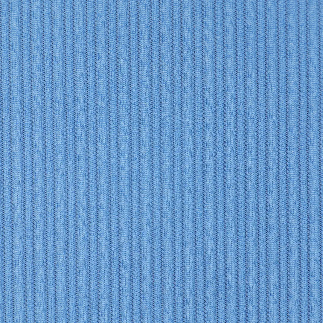 China Fabric for T-Shirt,Polo Shirt Jacquard Knit Fabric Polyester Spandex blue color buy from China wholesaler bulk order at wholesale price free worldwide shipping Alibaba