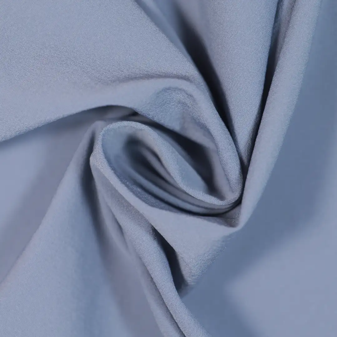 China Fabric for Shirt Four-way Stretch (Bi-Stretch) Woven Blended Fabric Nylon Spandex blue color buy from China wholesaler bulk order at wholesale price free worldwide shipping Alibaba