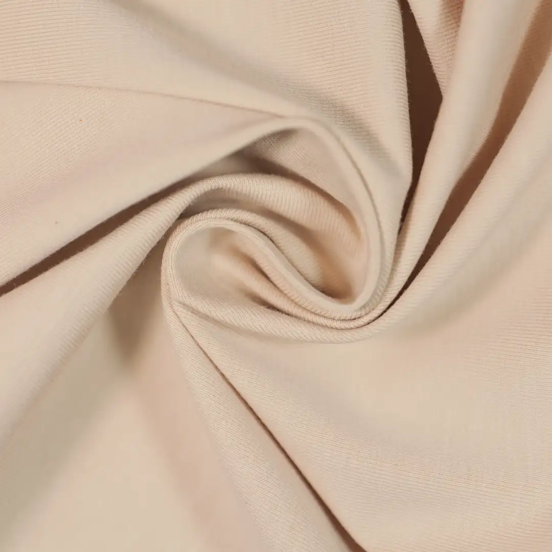 China Fabric for T-Shirt,Polo Shirt Single Jersey Knit Fabric Cotton Spandex Khaki color buy from China wholesaler bulk order at wholesale price free worldwide shipping Alibaba
