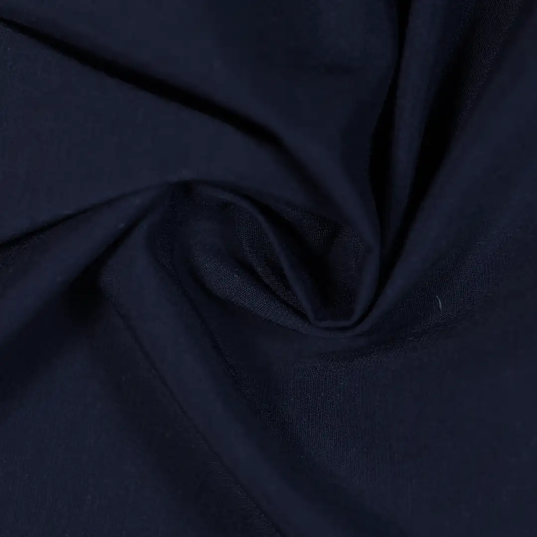 China Fabric for Suit Trouser,Blazer,Suit Nylon/Cotton Plain Woven Blended Fabric Nylon Cotton Spandex Dark blue color buy from China wholesaler bulk order at wholesale price free worldwide shipping Alibaba