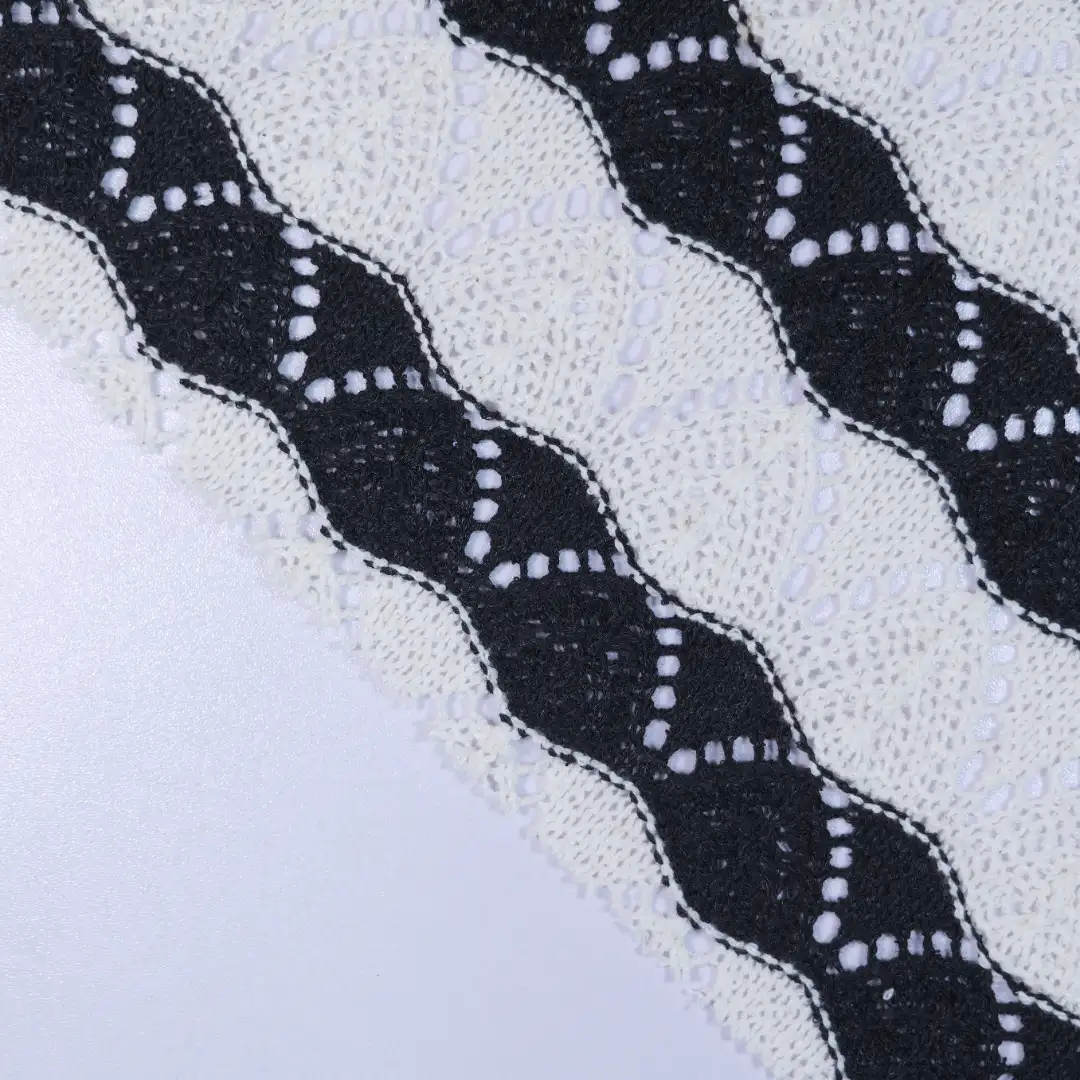 China Fabric for T-Shirt Jacquard Knit Fabric Polyester Cotton white&black color buy from China wholesaler bulk order at wholesale price free worldwide shipping Alibaba