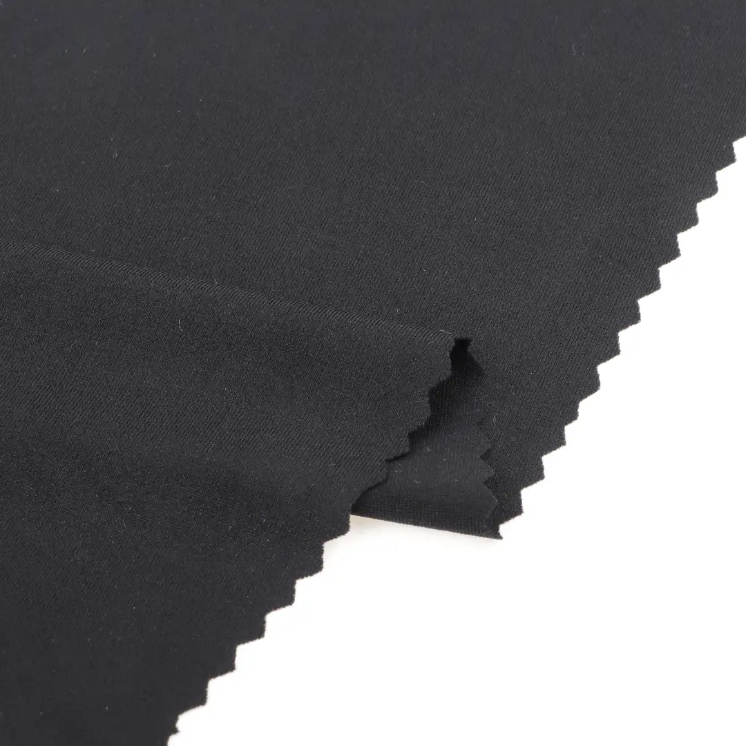 China Fabric for Tank Top,Lingerie,Leggings,Yoga Clothes,Swimsuits,Yoga Pants,Swim shorts,Sports Bras Single Jersey Knit Fabric Nylon Spandex Black color buy from China wholesaler bulk order at wholesale price free worldwide shipping Alibaba