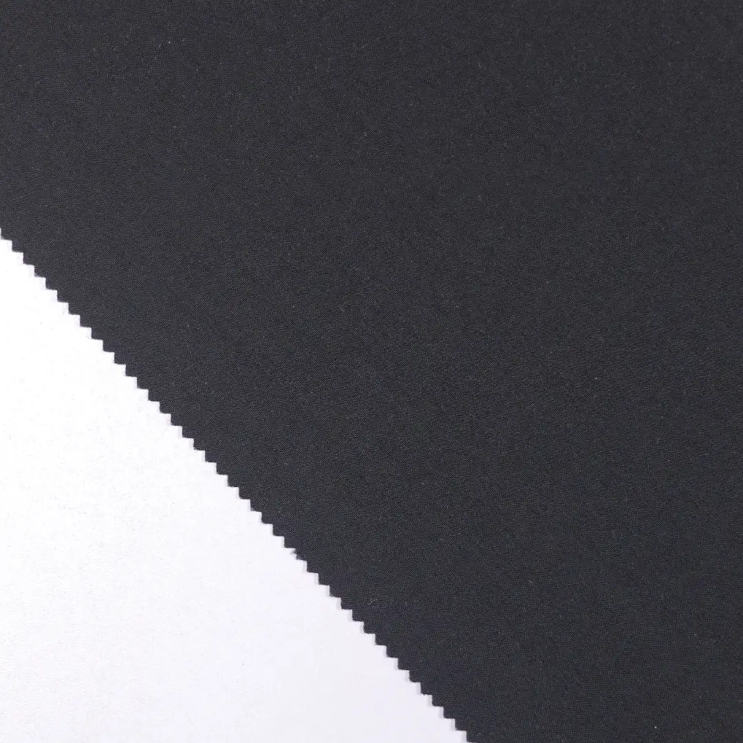 China Fabric for Pants T800 Polyester T800 Yarn Fabric Synthetic Woven Fabric Polyester black color buy from China wholesaler bulk order at wholesale price free worldwide shipping Alibaba